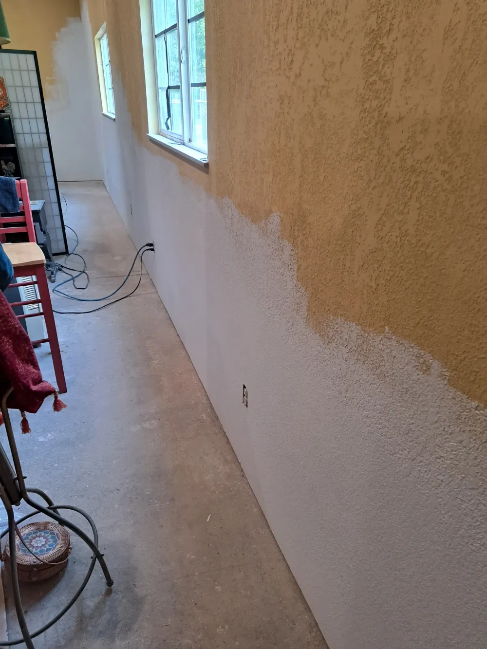 Garage water damage image